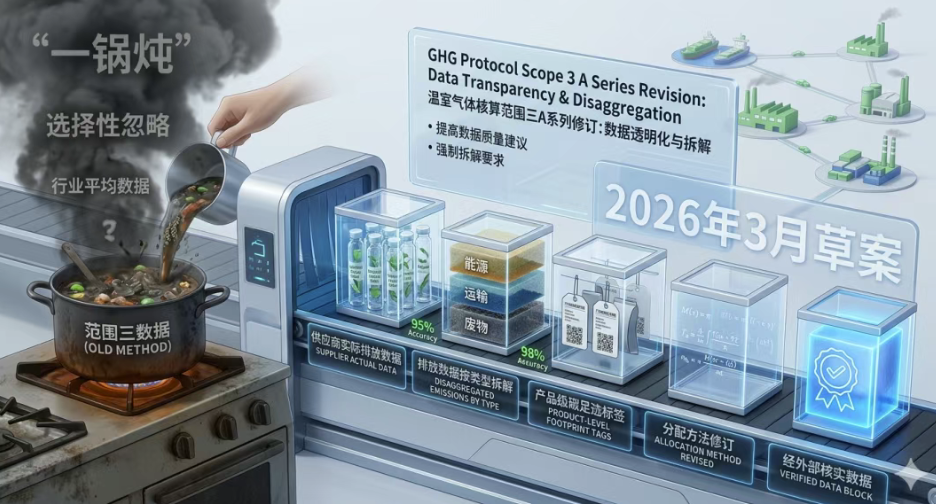 温室气体核算体系 Scope 3碳排放标准修订框架丨你的供应链碳数据经得起查吗？